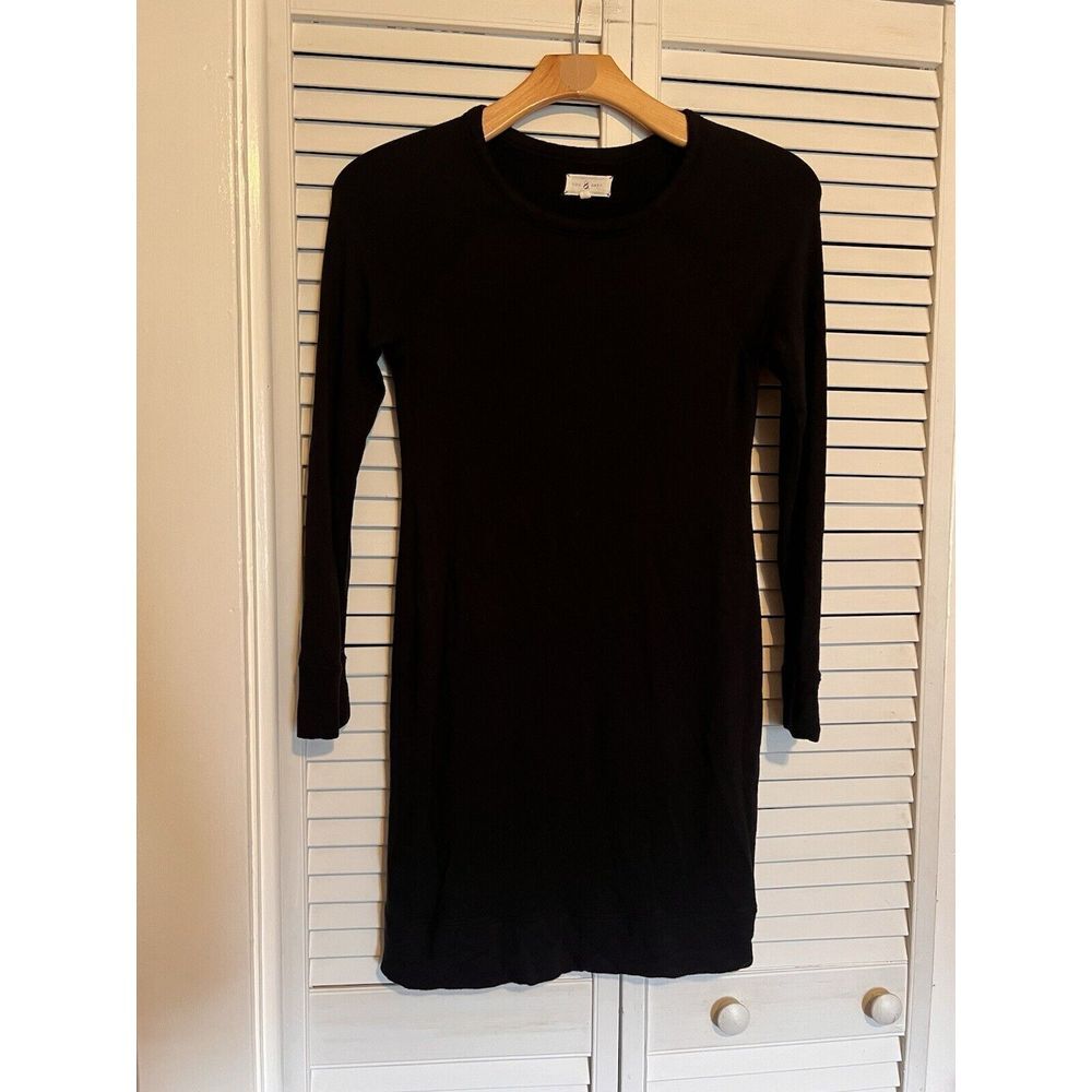 LOU & GREY Women's Size Small S Dress Sweater Long Sleeve Fleece Lined Black